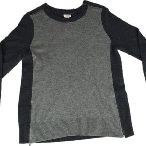 J. Crew Sweater with Shoulder and Side Zippers